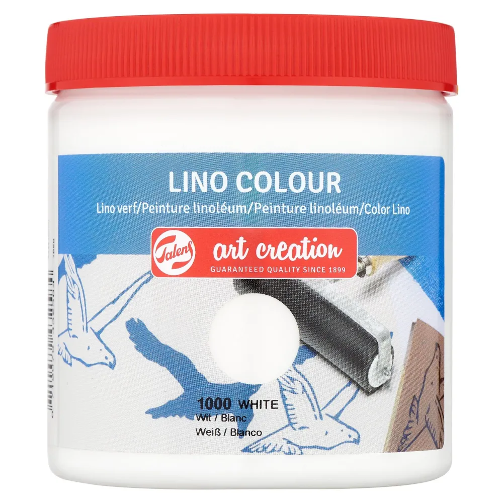 Talens Art Creation Farba do linorytu Lino Colour - - White, 250 ml