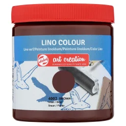 Talens Art Creation Farba do linorytu Lino Colour - - Brown, 250 ml