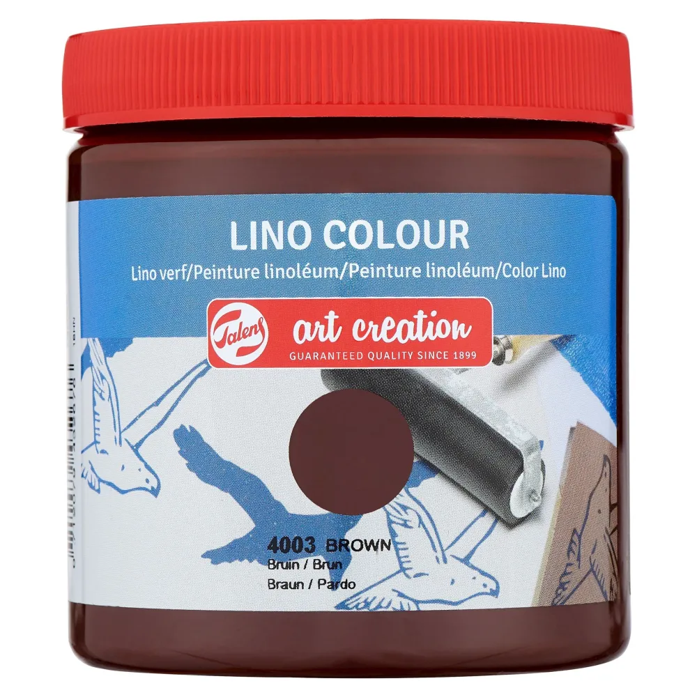 Talens Art Creation Farba do linorytu Lino Colour - - Brown, 250 ml