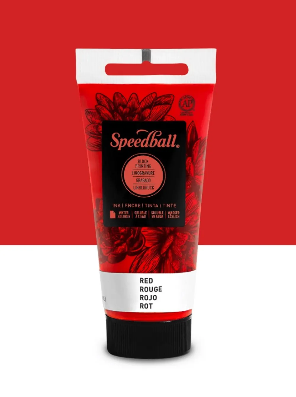 Speedball Farba do linorytu Water-Soluble Ink - - Red 75 ml