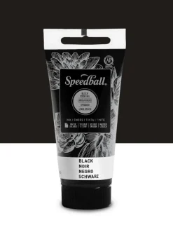 Speedball Farba do linorytu Water-Soluble Ink - - Black 75 ml > Techniki Graficzne