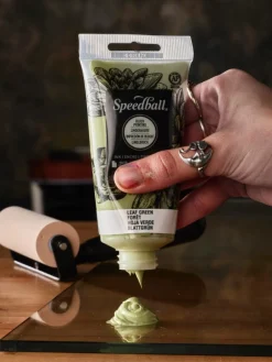 Speedball Farba do linorytu Water-Soluble Ink - - Fluo Blue 75 ml ><noscript><img width=