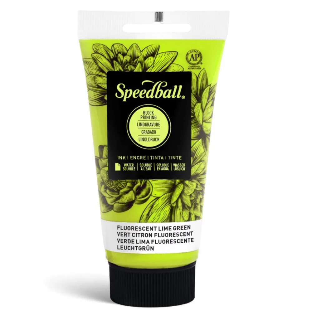 Speedball Farba do linorytu Water-Soluble Ink - - Process Yellow 75 ml > Techniki Graficzne