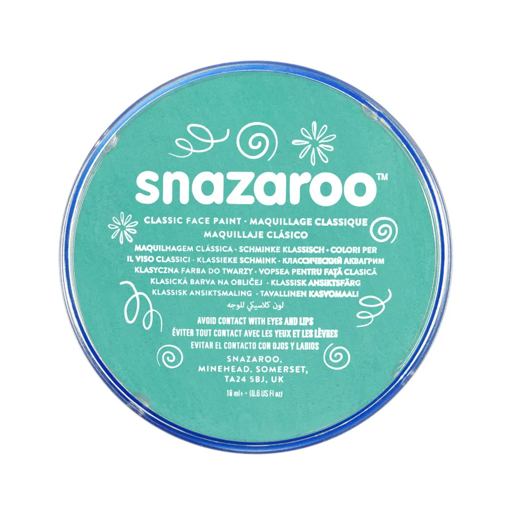 Snazaroo Farba do malowania twarzy - - Sea Blue, 18 ml