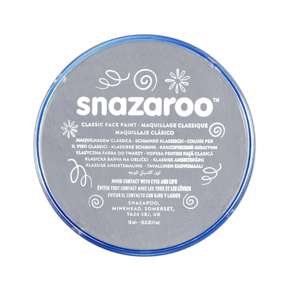 Snazaroo Farba do malowania twarzy - - Dark Grey, 18 ml