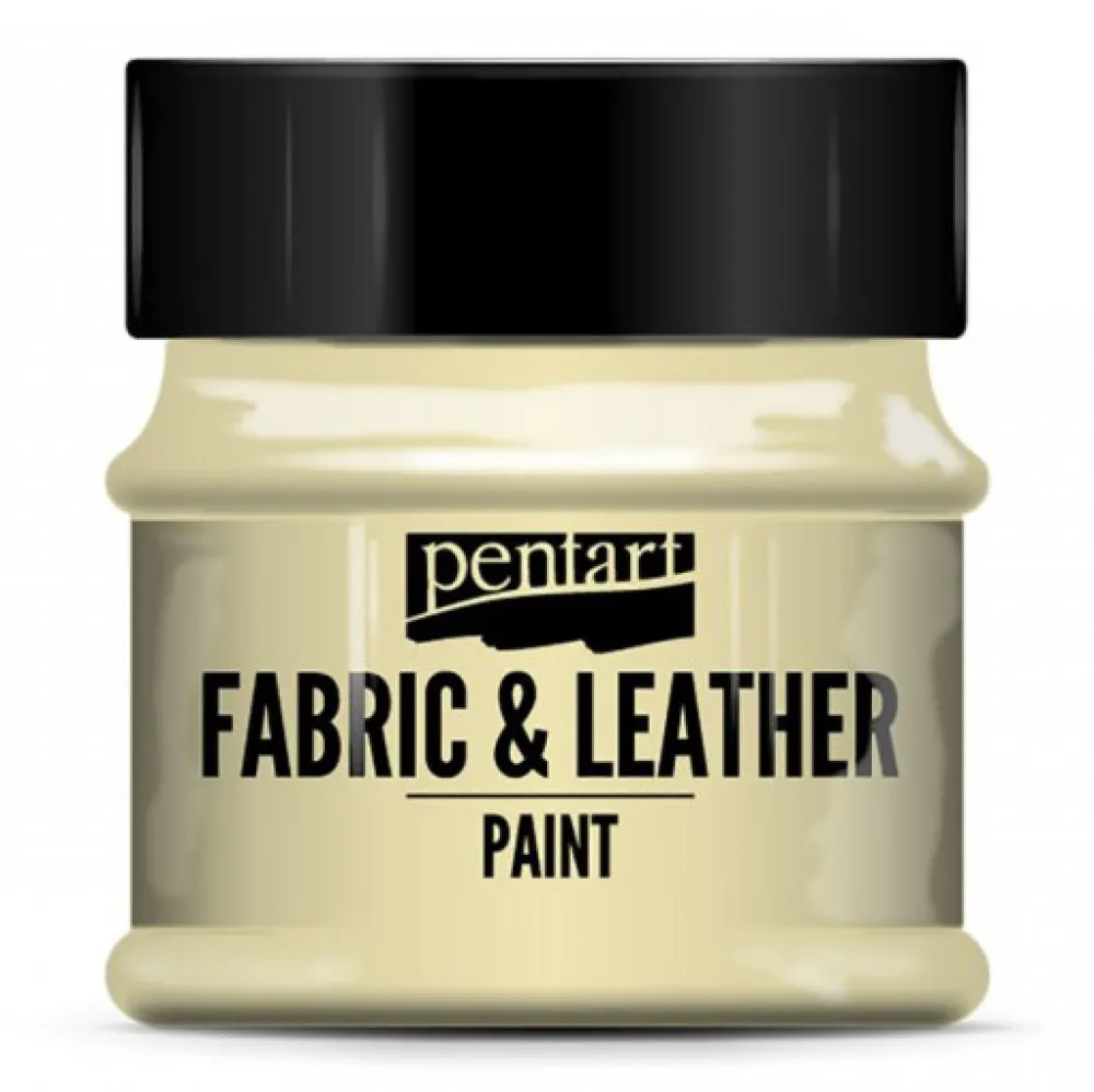 Pentart Farba do tkanin i skór - - beżowa, 50 ml > Farby I Pisaki Do Tkanin