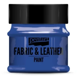 Pentart Farba do tkanin i skór - - niebieska, 50 ml