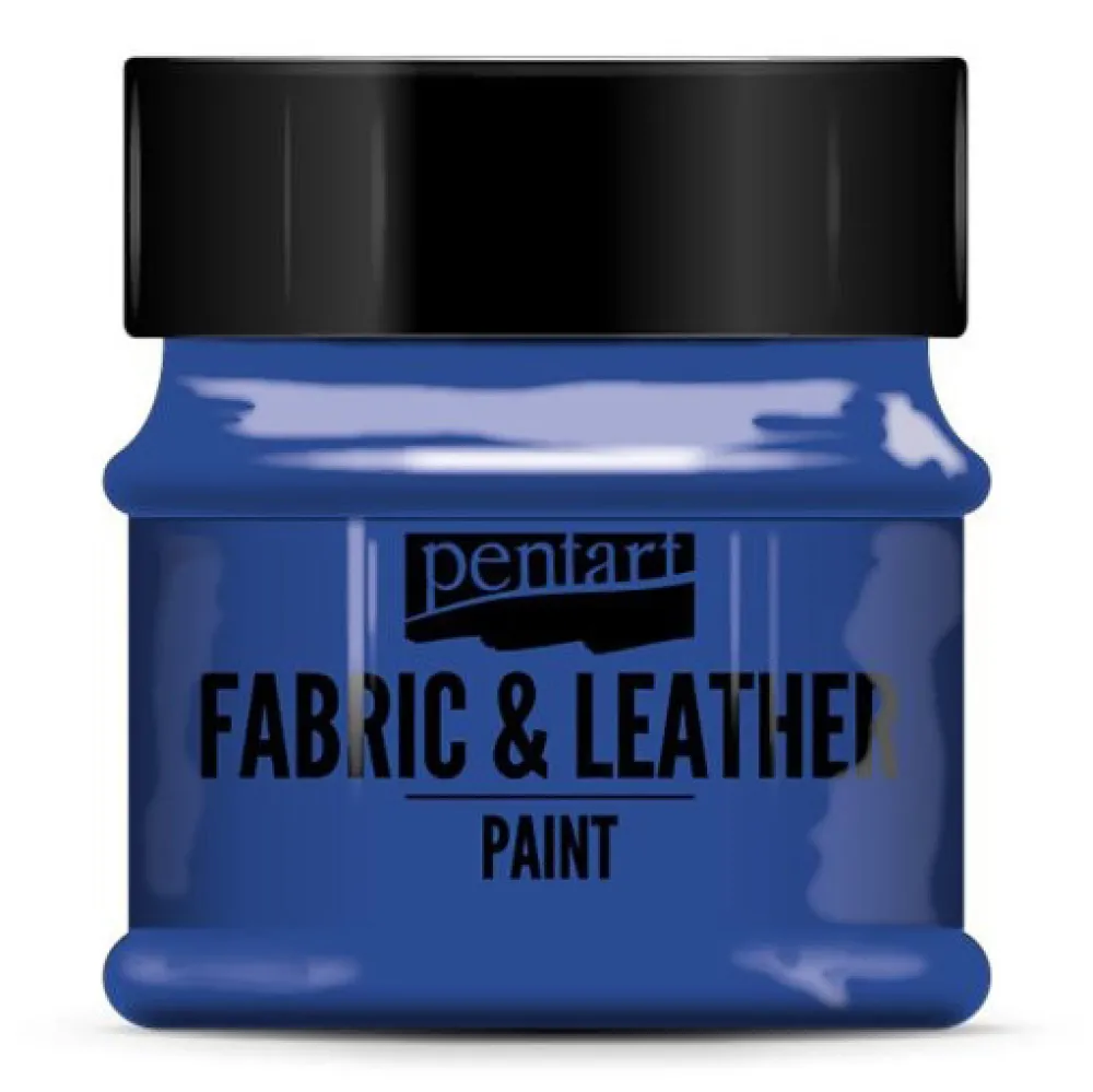 Pentart Farba do tkanin i skór - - niebieska, 50 ml