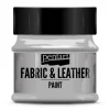 Pentart Farba do tkanin i skór - - srebrna, 50 ml