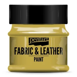 Pentart Farba do tkanin i skór - - złota, 50 ml > Farby I Pisaki Do Tkanin
