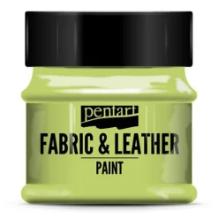 Pentart Farba do tkanin i skór - - zielona limonka, 50 ml