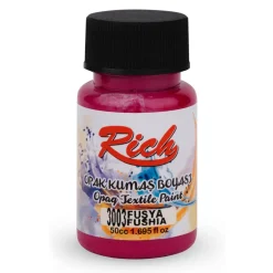 Rich Farba do tkanin Opaque - - Fuchsia, 50 ml