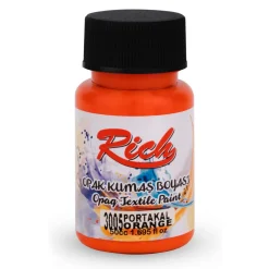Rich Farba do tkanin Opaque - - Orange, 50 ml