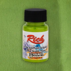 Rich Farba do tkanin Opaque - - Pistachio Green, 50 ml