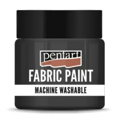 Pentart Farba do tkanin - - czarna, 50 ml