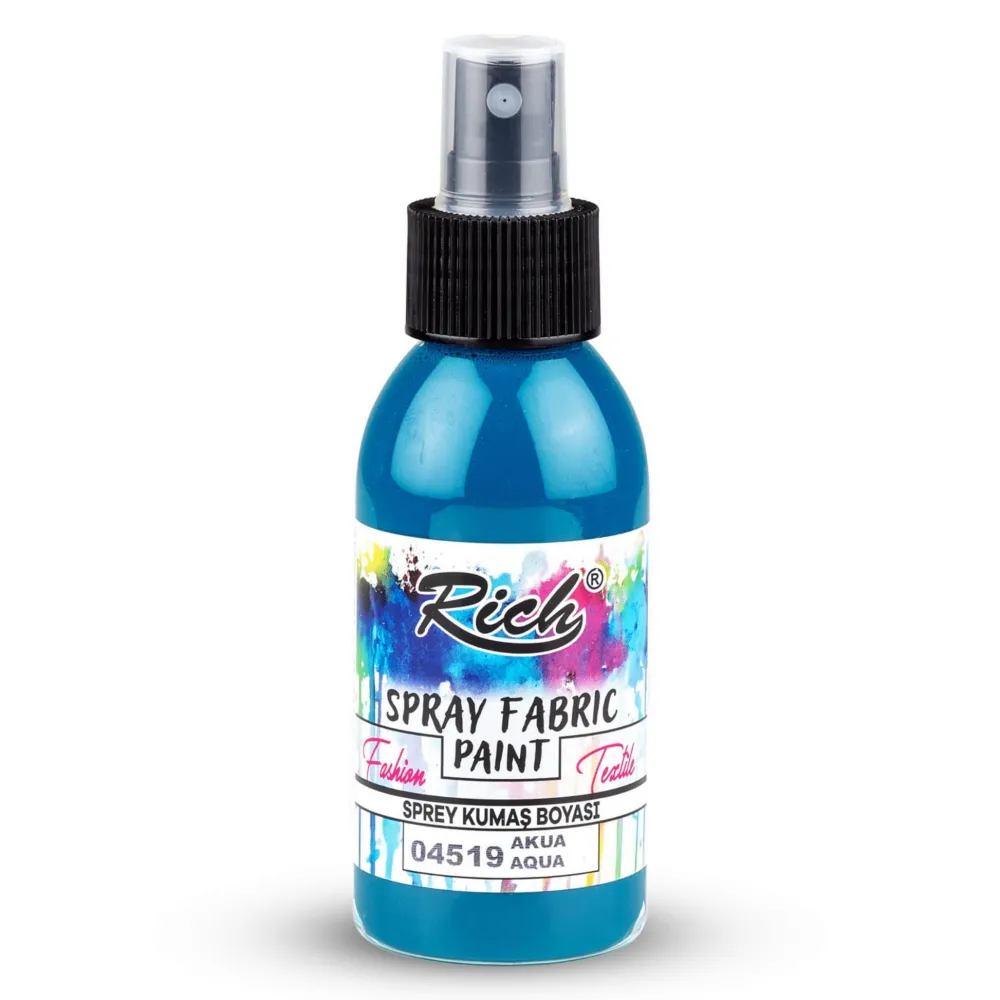 Rich Farba do tkanin w sprayu - - Aqua, 100 ml