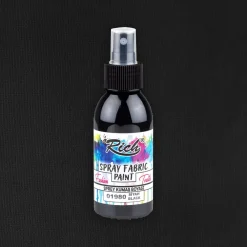 Rich Farba do tkanin w sprayu - - Black, 100 ml > Farby I Pisaki Do Tkanin