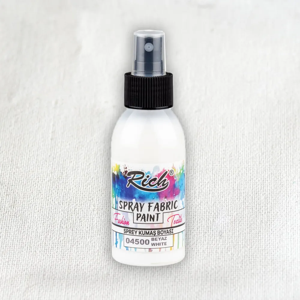 Rich Farba do tkanin w sprayu - - White, 100 ml