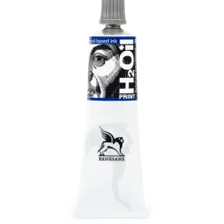 Renesans Farba graficzna do linorytu H2Oil Print - - Ultramaryna Niebieska, 60 ml