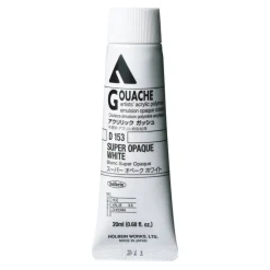 Holbein Farba gwasz Acryla Gouache - - Super Opaque White, 20 ml