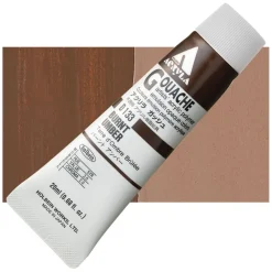 Holbein Farba gwasz Acryla Gouache - - Burnt Umber, 20 ml > Farby Gwasze I Tempery