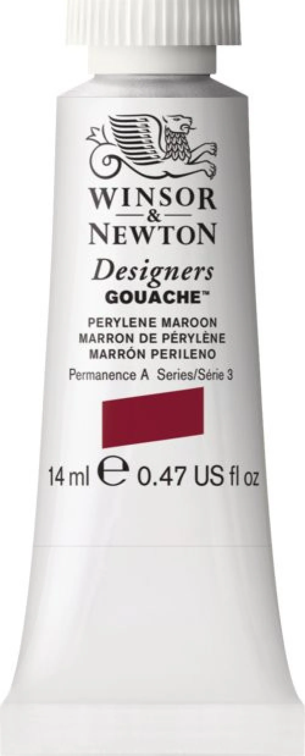 Winsor & Newton Farba gwasz Designers Gouache - - Perylene Maroon, 14 ml