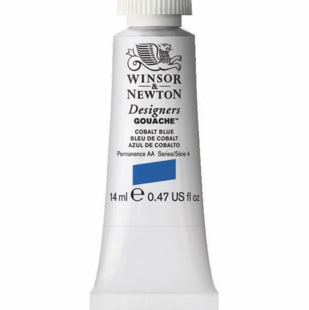 Winsor & Newton Farba gwasz Designers Gouache - - Cobalt Light Blue, 14 ml