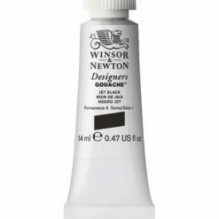 Winsor & Newton Farba gwasz Designers Gouache - - Jet Black, 14 ml