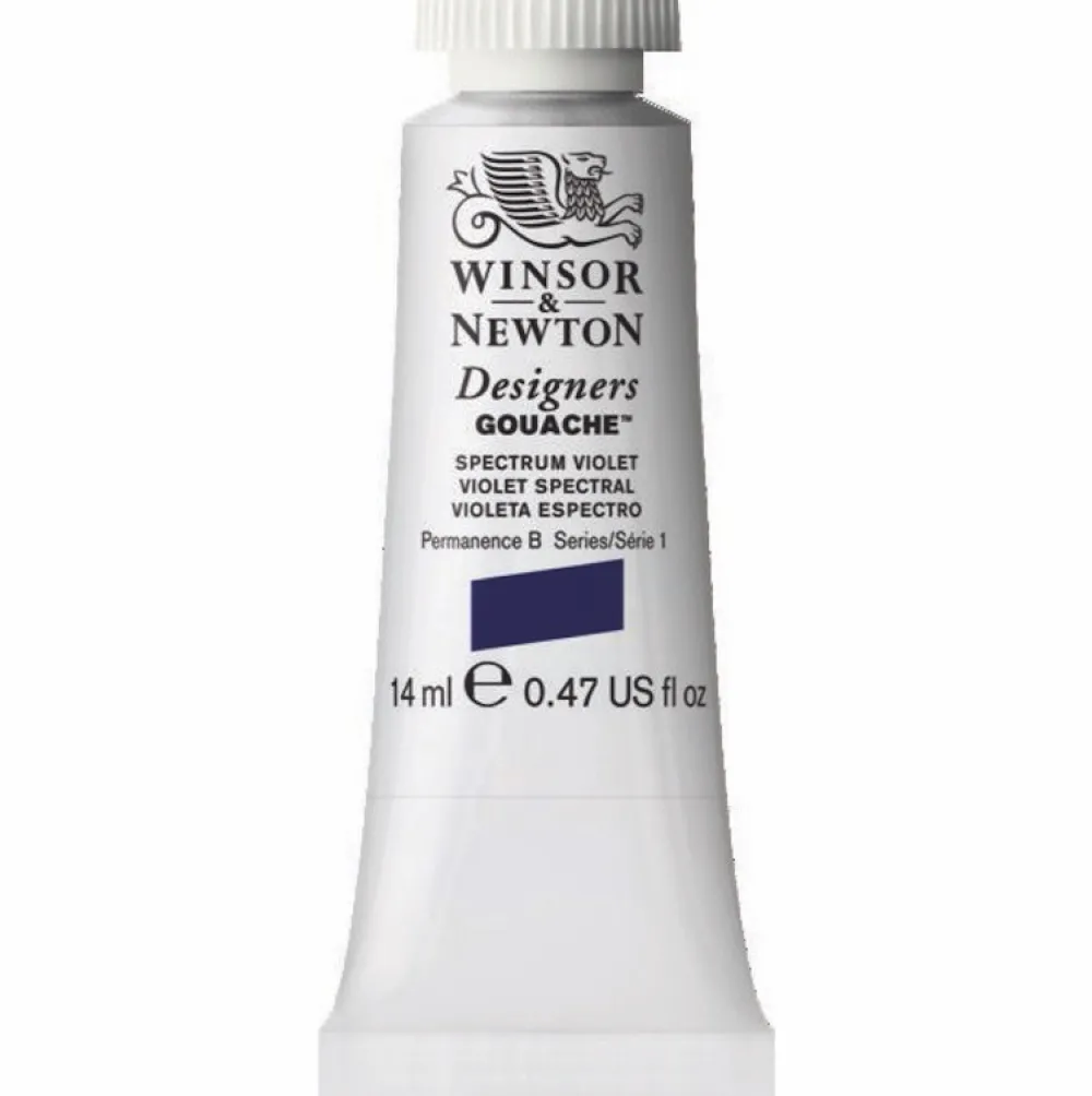 Winsor & Newton Farba gwasz Designers Gouache - - Spectrum Violet, 14 ml