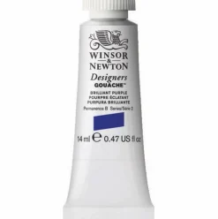Winsor & Newton Farba gwasz Designers Gouache - - Brilliant Purple, 14 ml