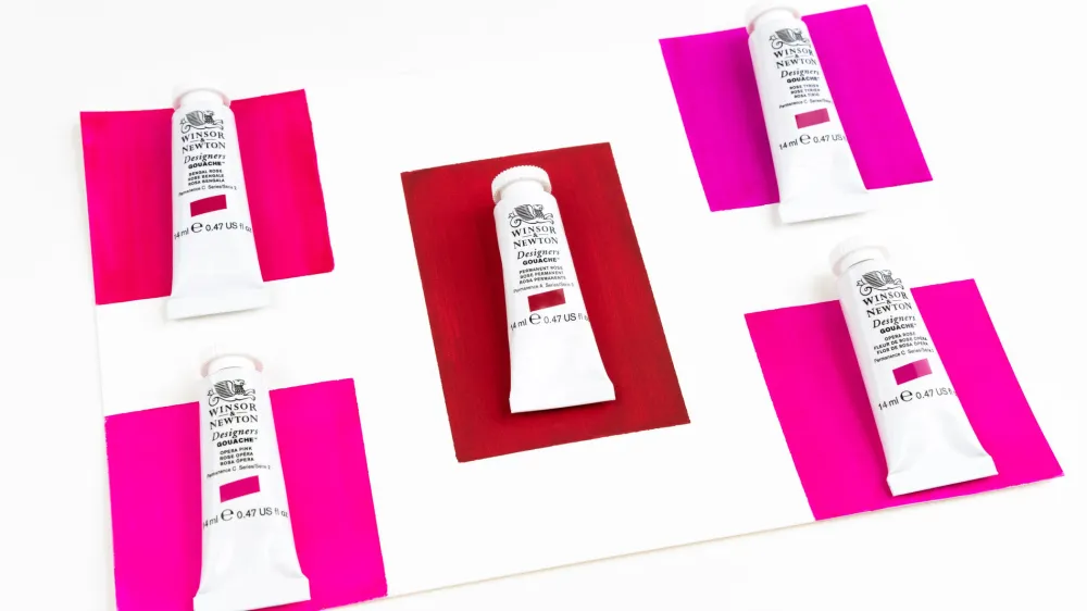 Winsor & Newton Farba gwasz Designers Gouache - - Bengal Rose, 14 ml > Farby Gwasze I Tempery