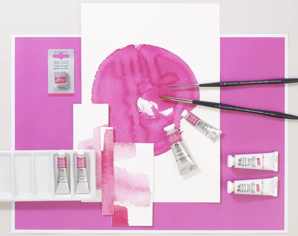 Winsor & Newton Farba gwasz Designers Gouache - - Opera Pink, 14 ml