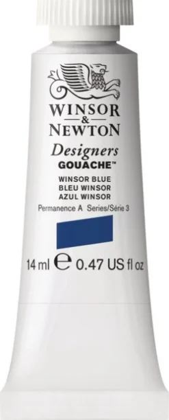Winsor & Newton Farba gwasz Designers Gouache - - Perylene Black, 14 ml > Farby Gwasze I Tempery