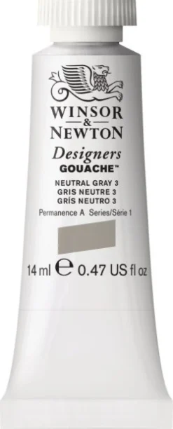 Winsor & Newton Farba gwasz Designers Gouache - - Raw Umber, 14 ml > Farby Gwasze I Tempery