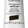 Winsor & Newton Farba gwasz Designers Gouache - - Lamp Black, 14 ml