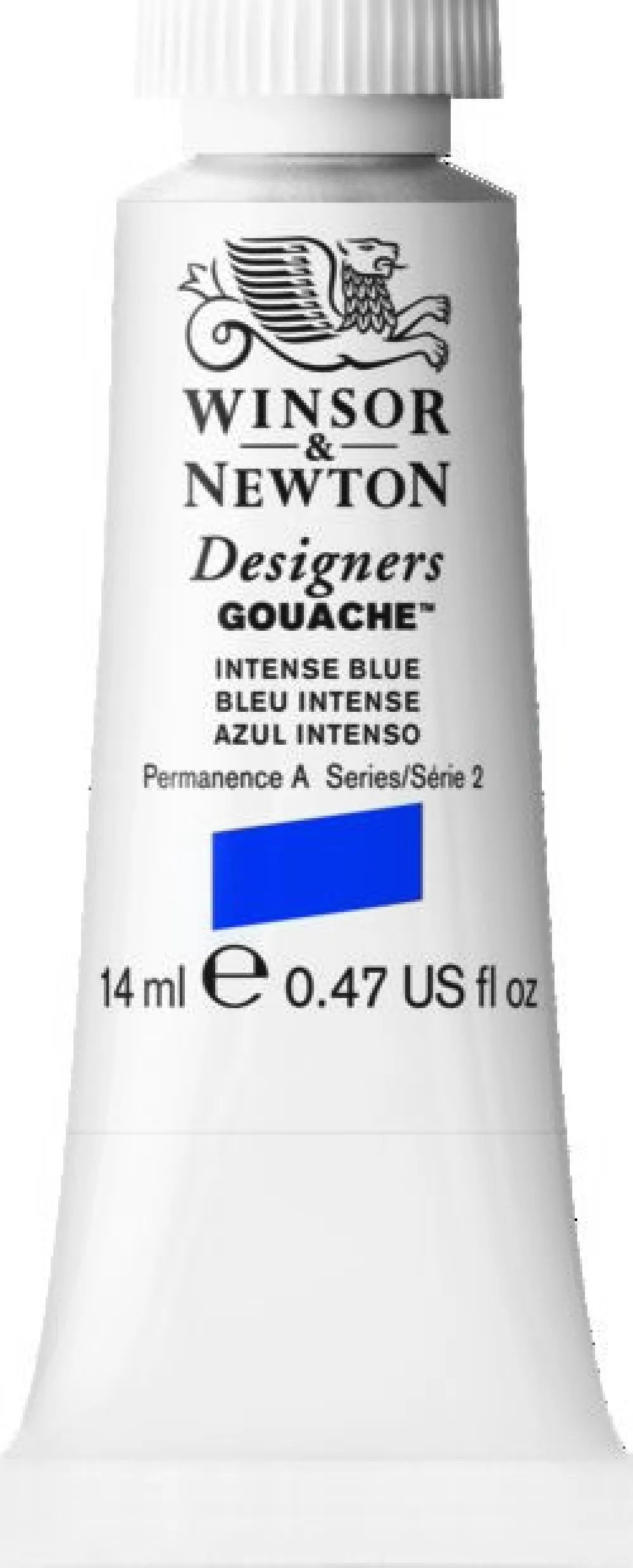 Winsor & Newton Farba gwasz Designers Gouache - - Intense Blue, 14 ml