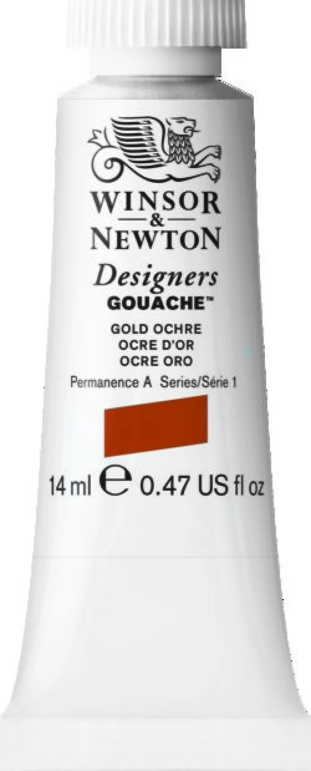 Winsor & Newton Farba gwasz Designers Gouache - - Gold Ochre, 14 ml