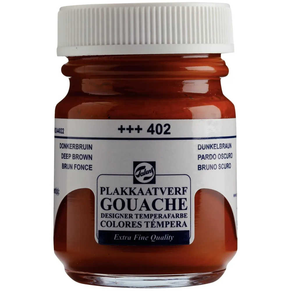 Talens Farba gwasz Gouache Extra Fine - - Deep Brown, 50 ml