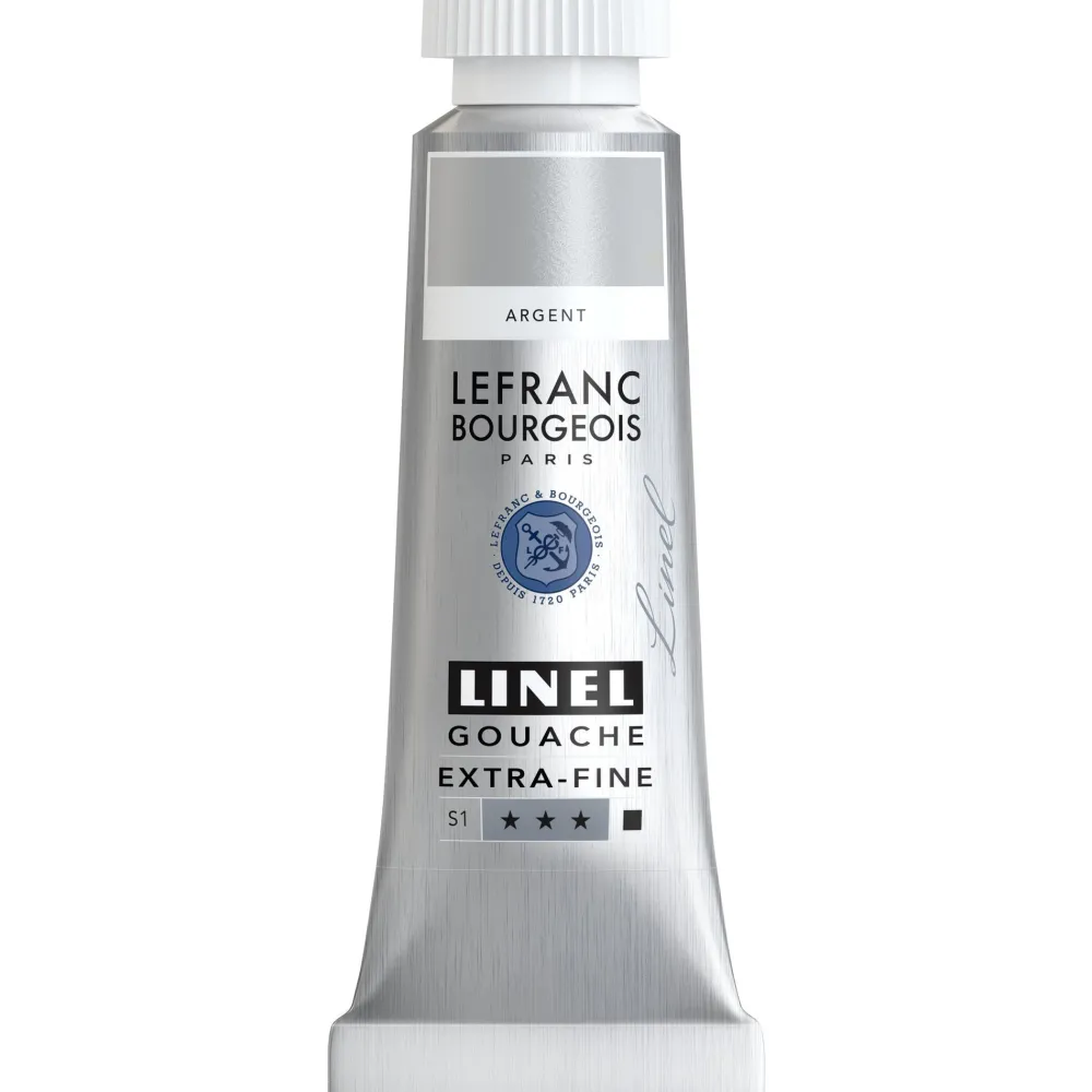 Lefranc & Bourgeois Farba gwasz Linel - - Silver 14 ml