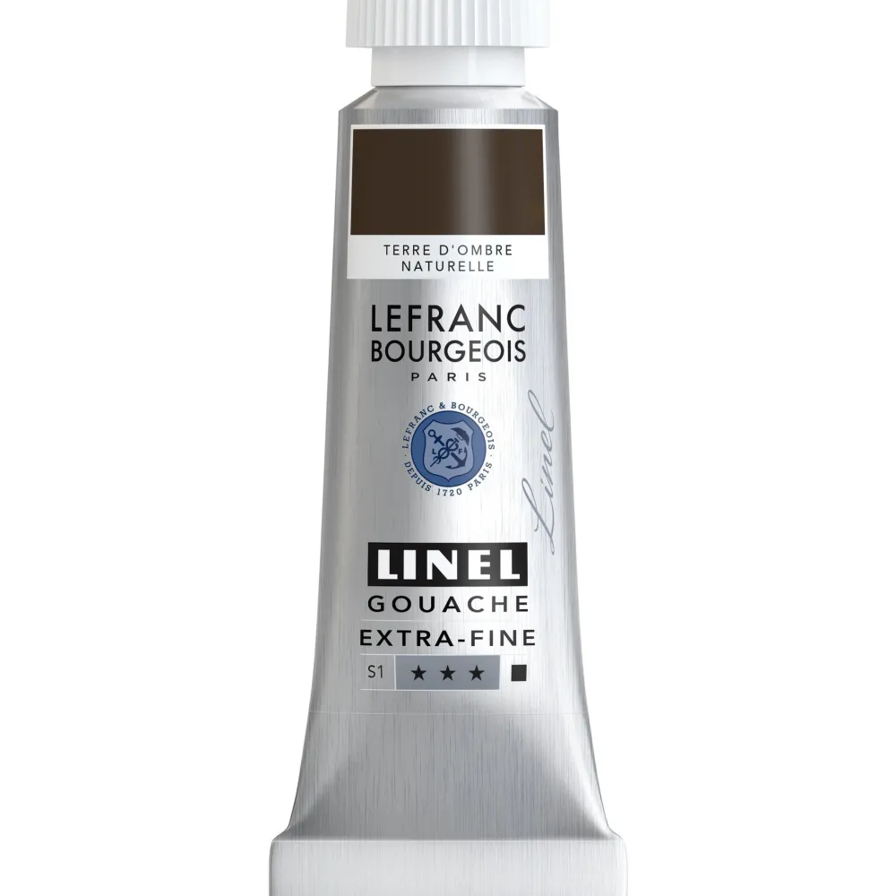 Lefranc & Bourgeois Farba gwasz Linel - - Raw Umber 14 ml