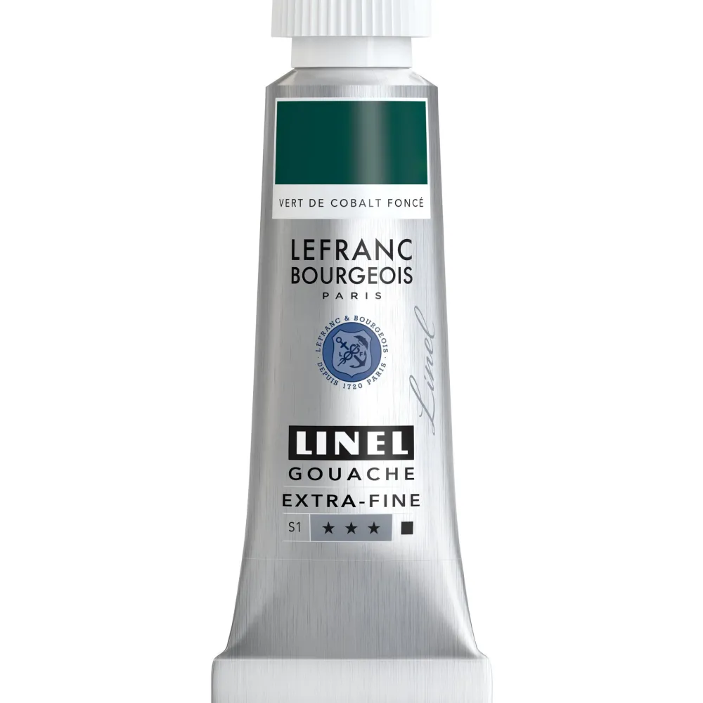 Lefranc & Bourgeois Farba gwasz Linel - - Cobalt Green Deep 14 ml