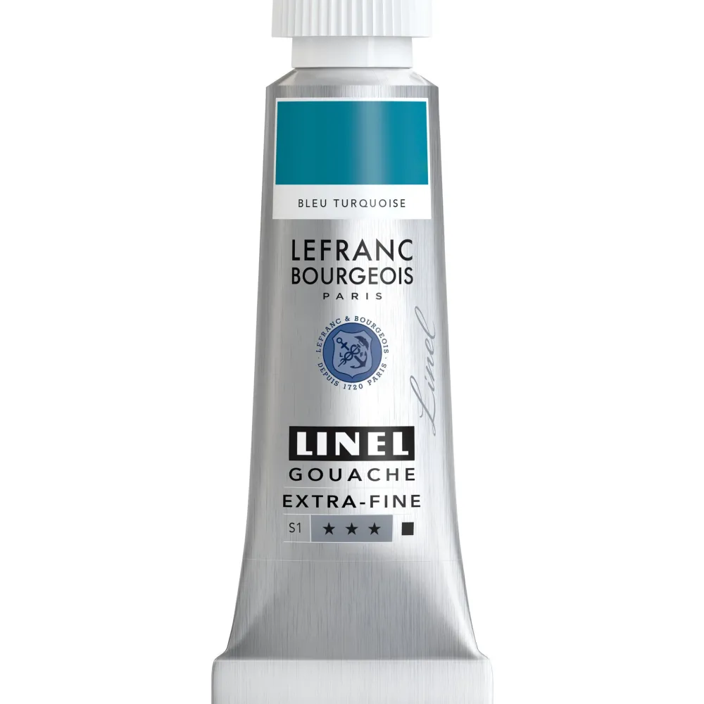 Lefranc & Bourgeois Farba gwasz Linel - - Azure Blue Hue 14 ml > Farby Gwasze I Tempery