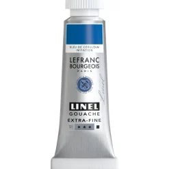 Lefranc & Bourgeois Farba gwasz Linel - - Cerulean Blue Imitation 14 ml