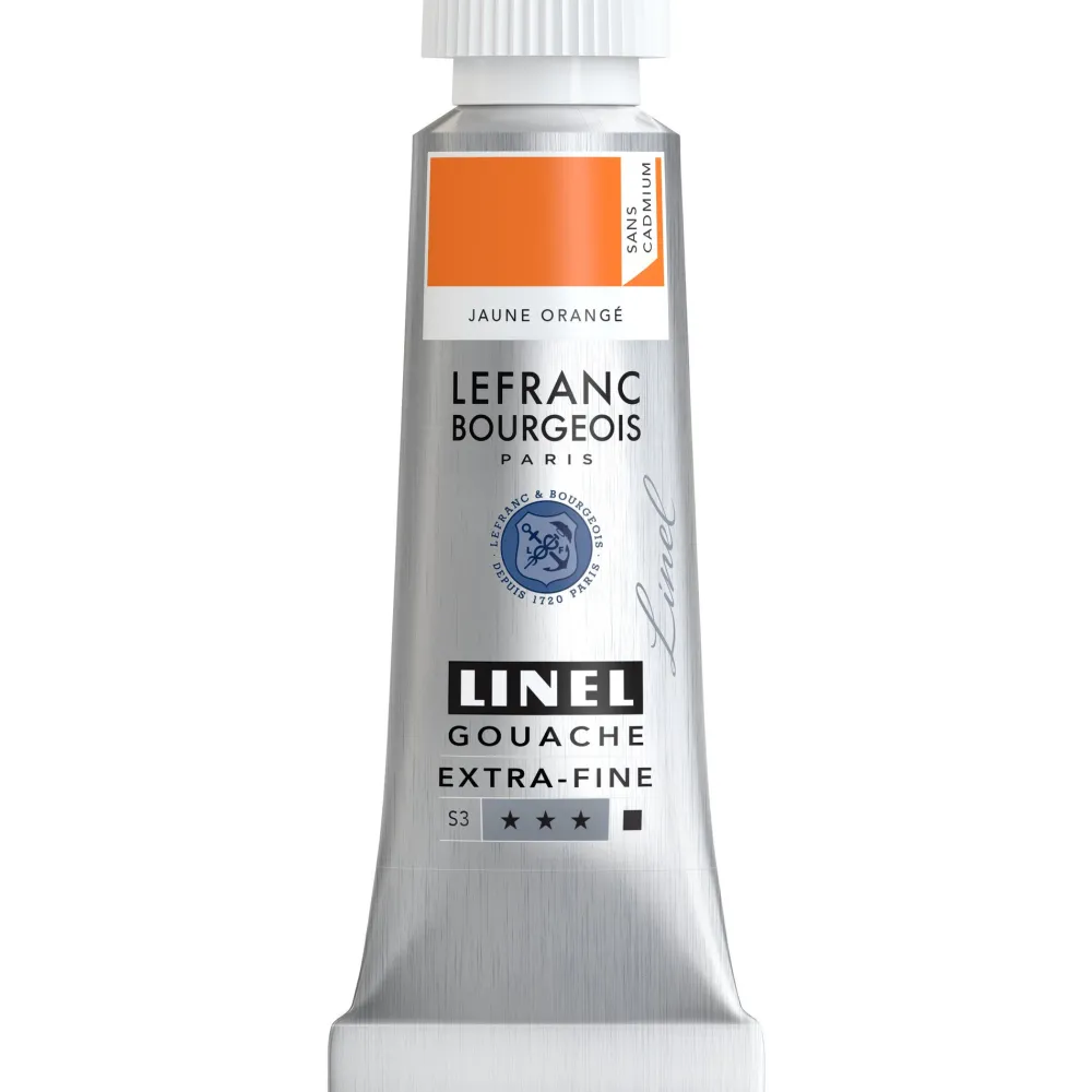 Lefranc & Bourgeois Farba gwasz Linel - - Cadmium Free Orange 14 ml