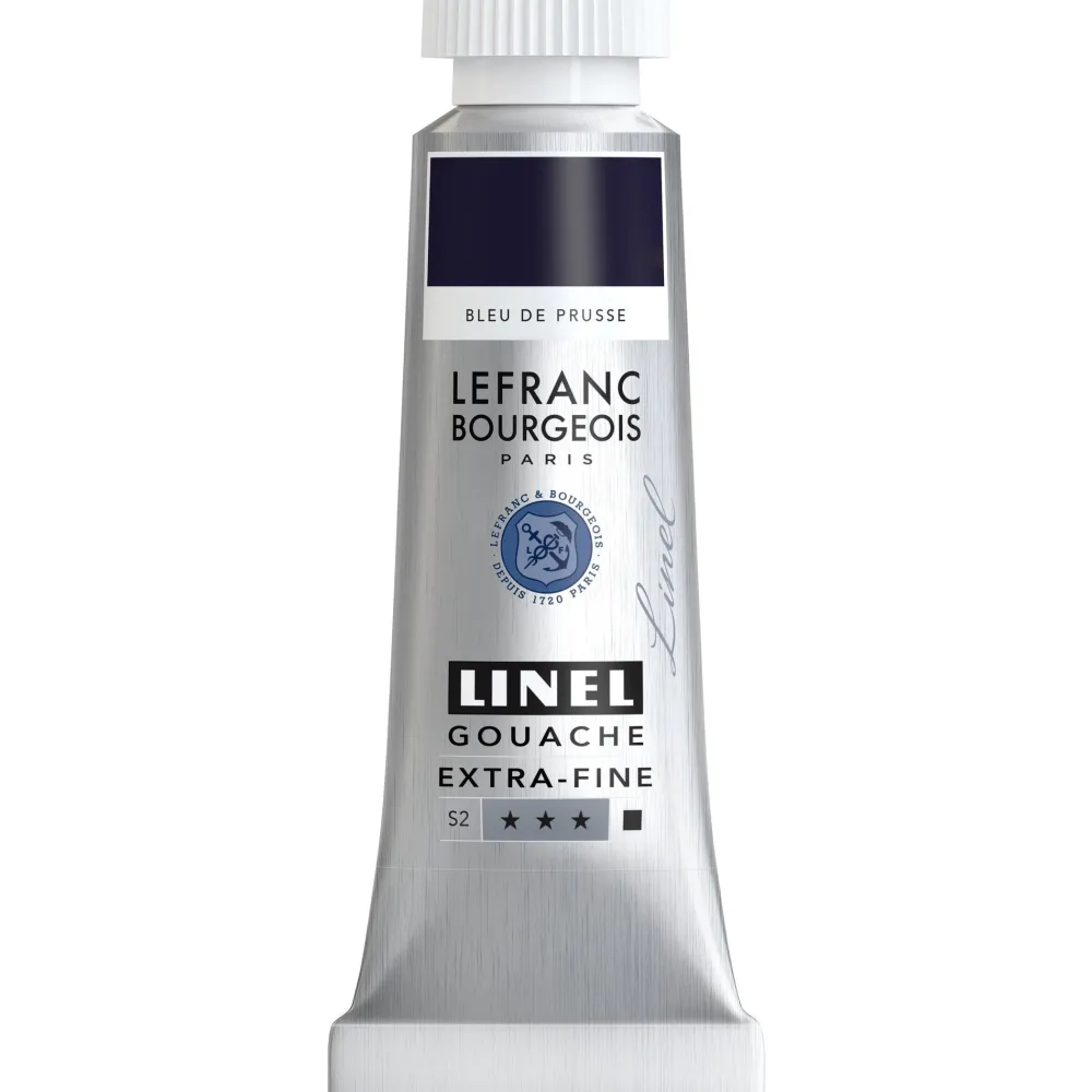 Lefranc & Bourgeois Farba gwasz Linel - - Prussian Blue 14 ml
