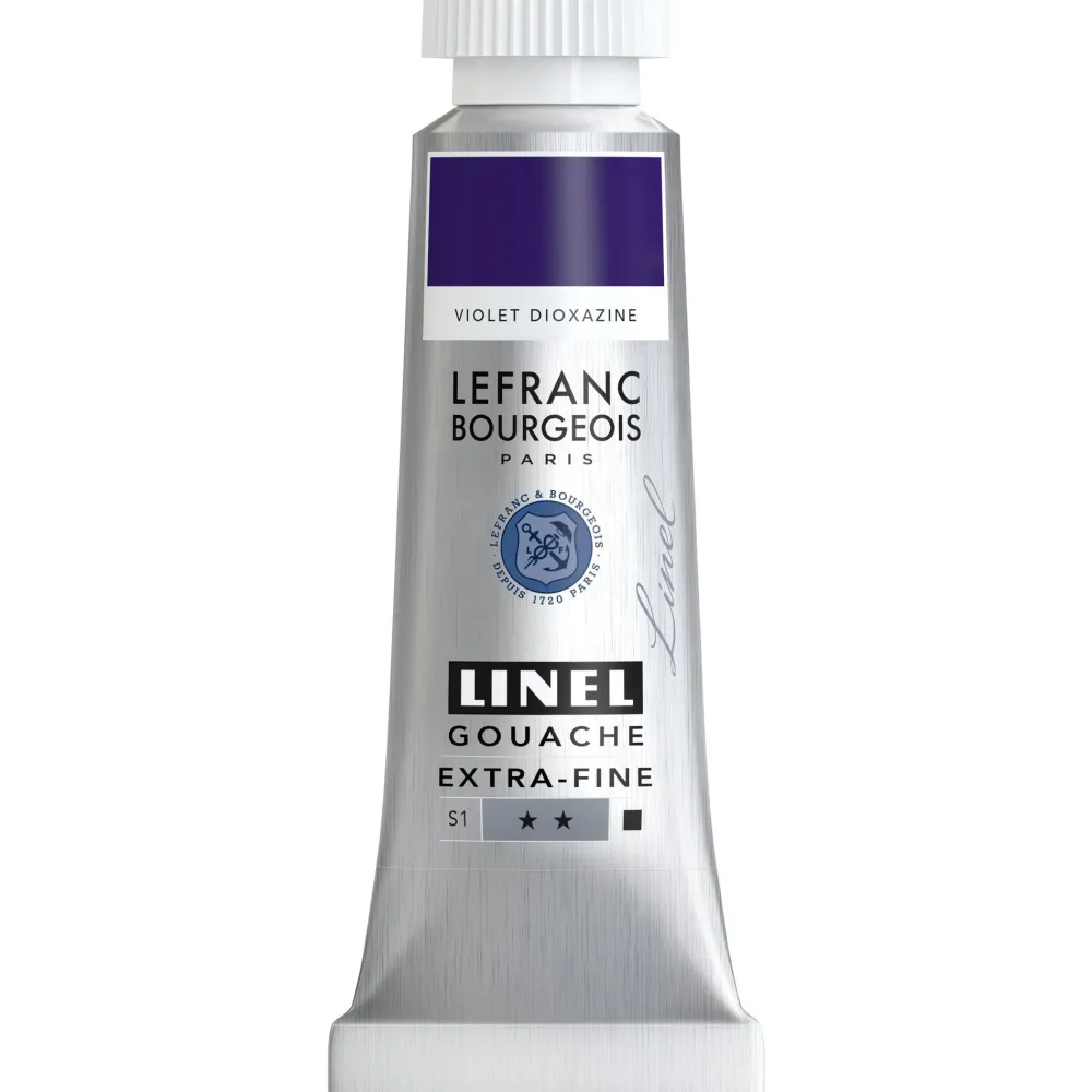 Lefranc & Bourgeois Farba gwasz Linel - - Dioxazine Violet 14 ml