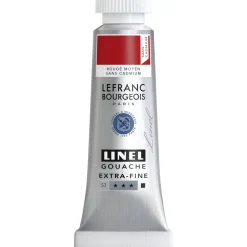 Lefranc & Bourgeois Farba gwasz Linel - - Cadmium Free Red Medium 14 ml