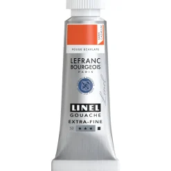 Lefranc & Bourgeois Farba gwasz Linel - - Cadmium Free Red Scarlet 14 ml > Farby Gwasze I Tempery