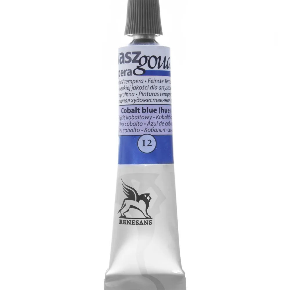 Renesans Farba gwasz - - 12, cobalt blue (hue), 20 ml > Farby Gwasze I Tempery