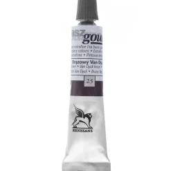 Renesans Farba gwasz - - 25, Van Dyck brown, 20 ml > Farby Gwasze I Tempery